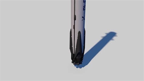 Falcon9 Returned Stage One - 3D Model by renatodalle