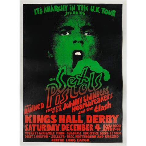 1976 Sex Pistols Its Anarchy In The U K Tour Poster Chairish