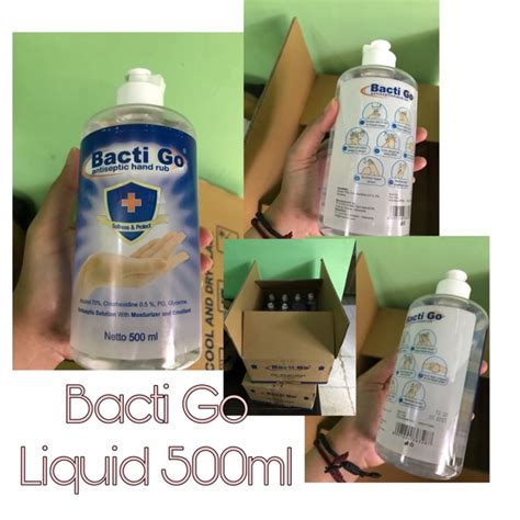 Jual BACTI GO LIQUID 500ml HAND SANITIZER HandRub Shopee Indonesia