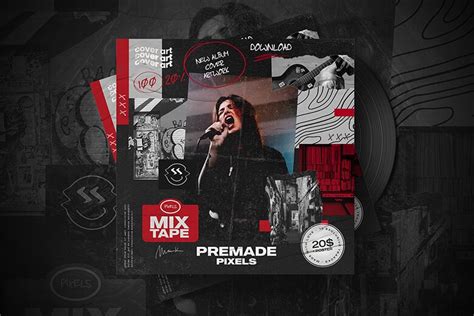 Mixtape Album Cover Art - Photoshop PSD