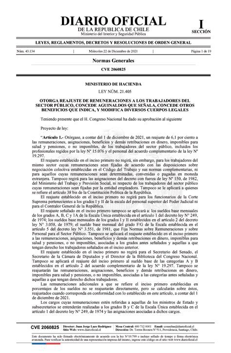 Ley De Reajuste Al Sector Público Ya Es Oficial Stprovidencia