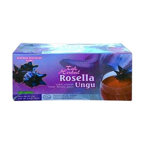 Jual Tazakka Teh Rosella Ungu Ungu Di Seller Toko Distributor Teh