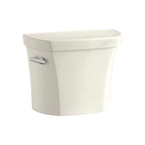 Kohler Wellworth 128 Gpf Single Flush Toilet Tank Only In Biscuit K 4467 96 The Home Depot