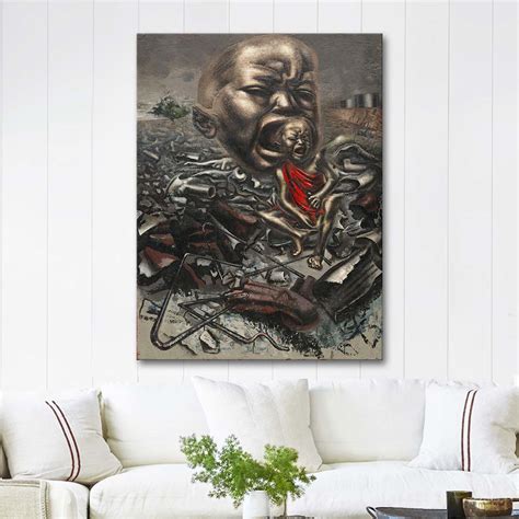 Echo Of A Scream By David Alfaro Siqueiros As Art Print Canvastar