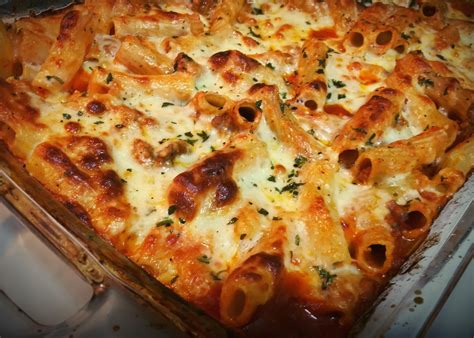 Homemade Baked Ziti With Homegrown Basil And Oregano R Food