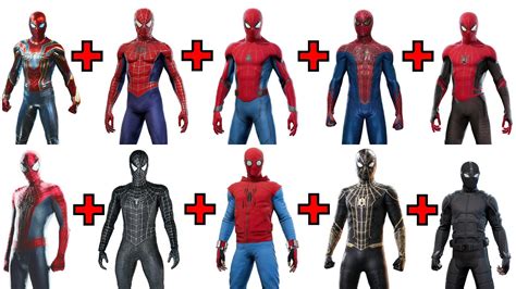 All The Different Spiderman Suits