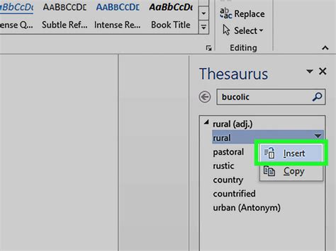 How To Use The Thesaurus In Microsoft Word In Easy Steps