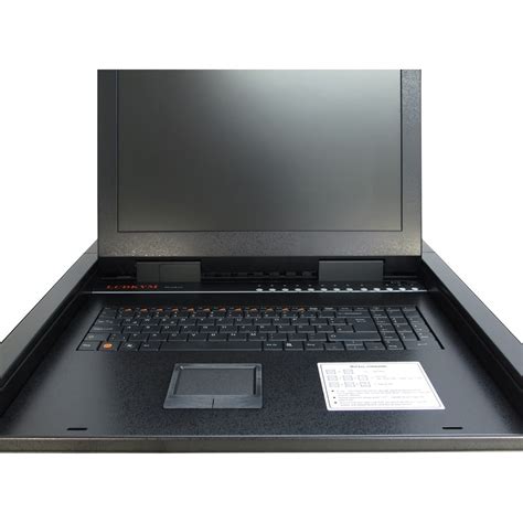 Inter Tech Case Ipc Kvm Konsole Lcd English Layout Kvm