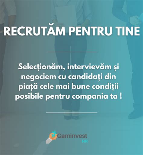 Agentie Recrutare Selectie Si Plasare Personal In Romania Si Strainatate