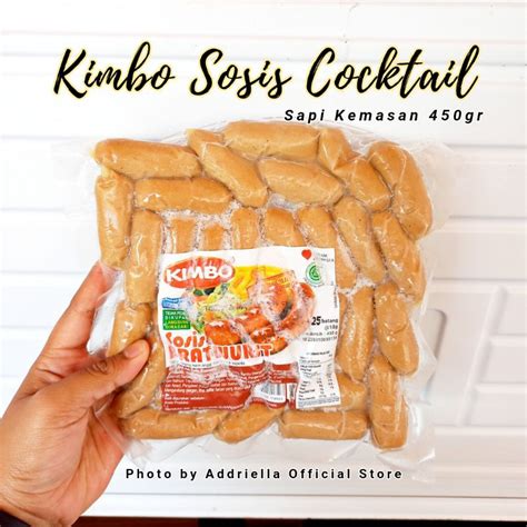 Jual Addriella Kimbo Sosis Bratwurst Cocktail Gr Kimbo Frozenfood