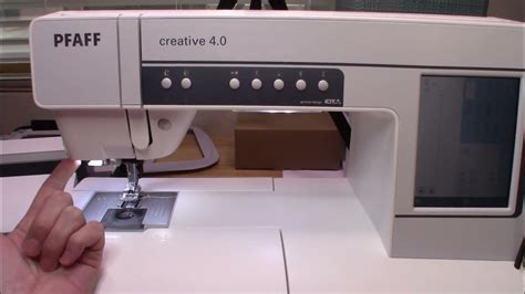 Pfaff Creative 4 0 Embroidery Machine Overview Youtube