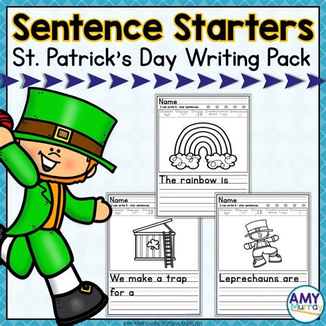 St Patricks Day Picture Writing Prompts With Sentence Starters