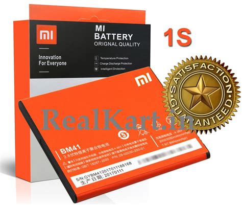 Original Xiaomi Redmi 1 1s Battery Bm41 2050mah