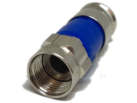 Conector Coaxial F de Compressão P Cabo Rg6 Usatel Import Usatel