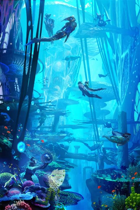 Stephan Martiniere Atlantis Aquaman Imaginarylandscapes Fantasy