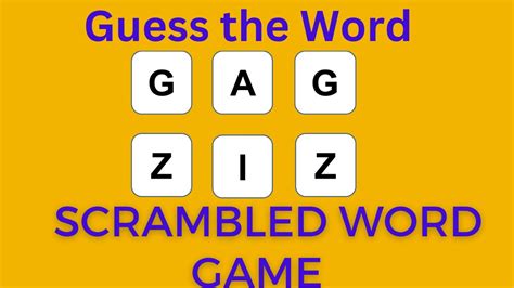 Only A Genius Can Guess These Wordsjumbled Word Game With Answers