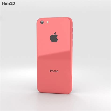 Apple iPhone 5C Pink 3D model - Electronics on Hum3D