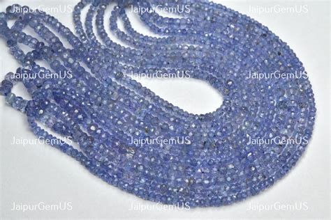 Inch Strand Finest Quality Natural Tanzanite Faceted Fancy