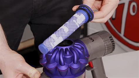 How To Clean Or Replace The Filter On A Dyson Handheld Stick Vacuum