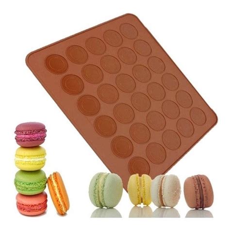 Tapete Molde Forma Silicone Macaron Cavidades No Shoptime