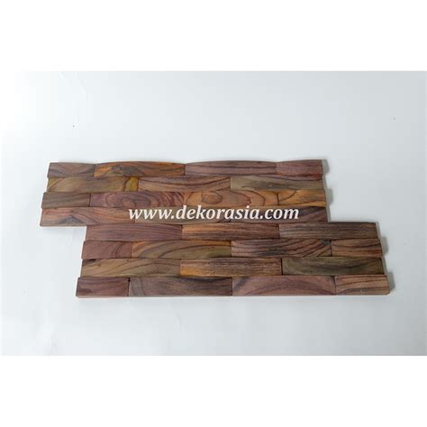 Wall Cladding Teak Bark Wave Sonokeling, Home Decoration Natural Wood Wall Panels, Wood Wall ...