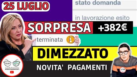 Ultimora ⚠️ Inps Sorpresa 25 Luglio 2023 Lavorazioni Rdc Date Pagamenti 5 Novità E Bonus