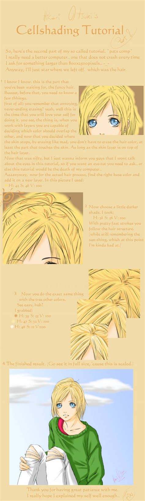 Cellshading Tutorial Part2 By Hikarinotsuki On Deviantart