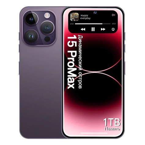 Смартфон русском языке i15 Pro max динамический остров двойная сим ...