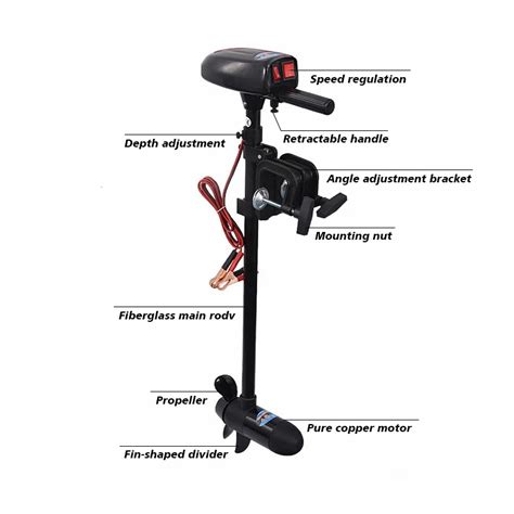 Propulseur De Moteur De P Che La Tra Ne Lectrique Pour Kayak Gonflable