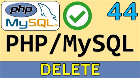 Sentencia Delete Eliminar Borrar Registros Curso Php Y Mysql