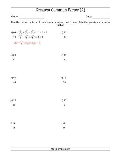 Prime Factorization Worksheet Pack Teacher Made Twinkl Worksheets Library