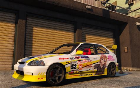 Honda Civic Type R Itasha Gta5