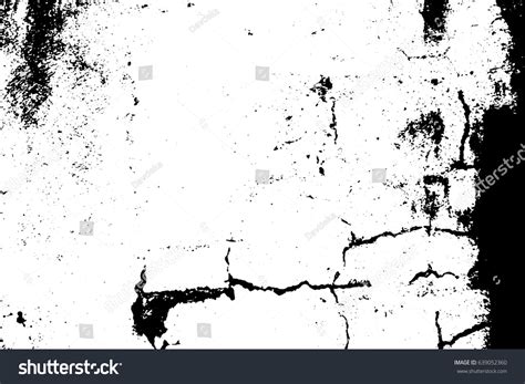 Cracked Grit Vector Texture Black Grit Stock Vector Royalty Free