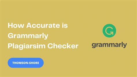 Grammarly Plagiarism Checker Review 2025 Is It Accurate