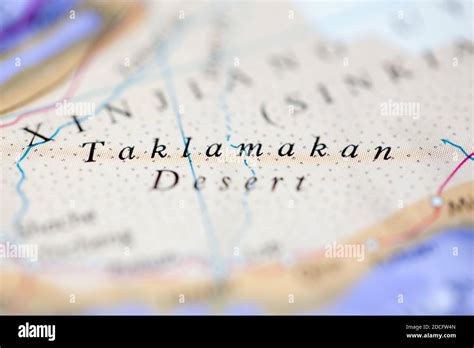 Taklamakan Desert On World Map