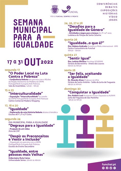 Funchal Assinala Semana Municipal Da Igualdade A Partir De Segunda