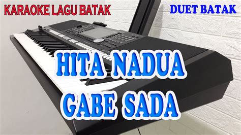 Hita Nadua Gabe Sada Karaoke C Do Youtube