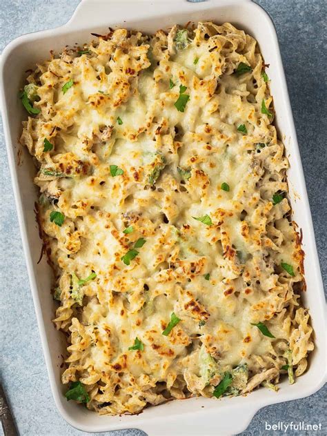 Chicken Alfredo Bake Recipe Belly Full