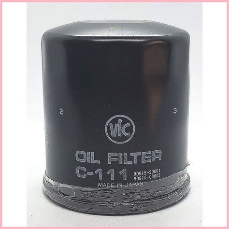 § Vic C111 C 111 Oil Filter Japan For Toyota Innova Fortuner Hilux