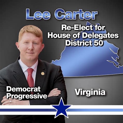 Re Elect Democratic Socialist Lee Carter Virginia House Of