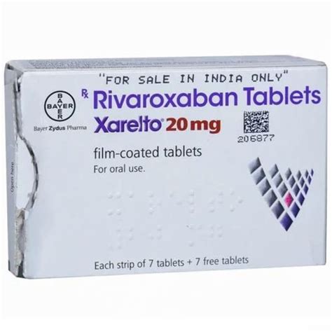 Xarelto Mg Rivaroxaban Tablets At Rs Piece In Nagpur