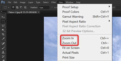 How To Zoom In On Photoshop