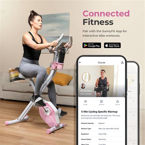 Foldable Magnetic Exercise X Bike Sunny Health And Fitness Sunny