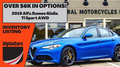 2019 Alfa Romeo Giulia Ti Sport AWD YouTube