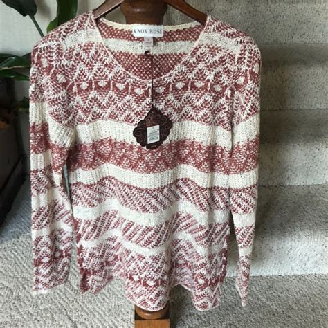 Knox Rose Sweaters Nwt Knox Rose Open Knit Bohemian Sweater Poshmark