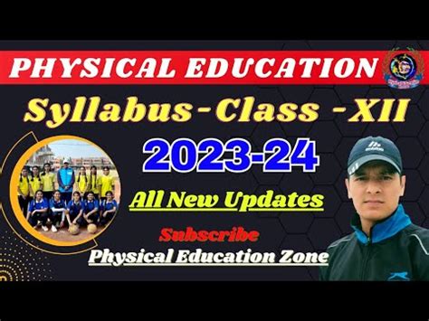 Class Physical Education Syllabus Unveiling New Syllabus