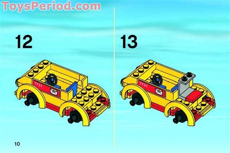 Lego 7731 Mail Van Set Parts Inventory And Instructions Lego Reference Guide