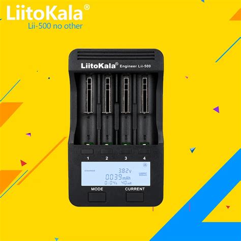 Liitokala Lii 500 No Other Smart Battery Charger Lcd Display For 18650 26650 16340 18350 37v 1