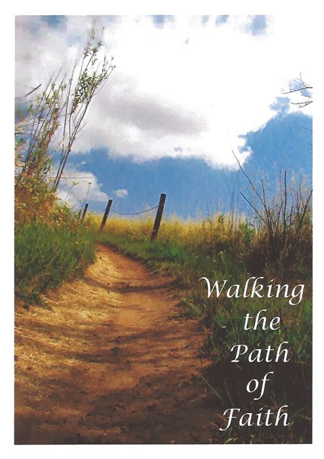 Walking The Path Of Faith Greeting Card My Step Store