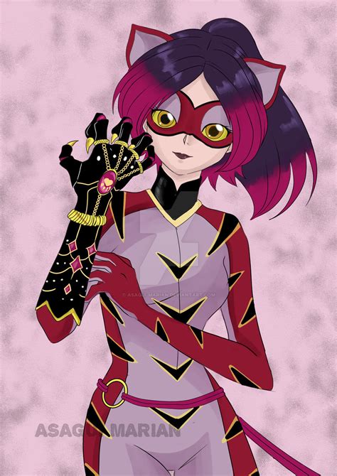 Purple Tigressmiraculous Ladybug By Asagui Marian On Deviantart